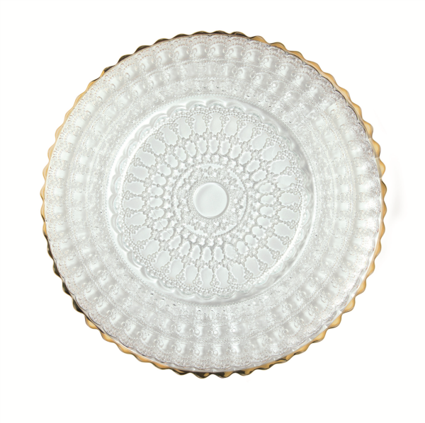 Teller flach Ø32,5 cm Helios Barock Goldrand
