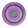 Platzteller Ø34 cm Polychromos Feder Fuchsia