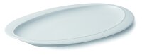 Platte oval 28x20 cm Parthenon Weiß Matt