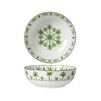 William Edwards Sultans Garden Green Coupe Large Bowl...