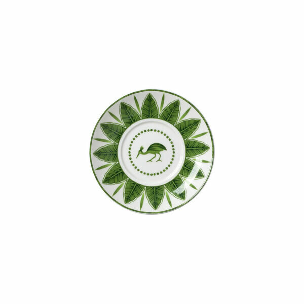 William Edwards Sultans Garden Green Coupe Espresso Saucer 12cm (4 3/4") Fits AND0112