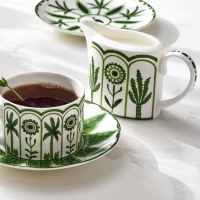William Edwards Sultans Garden Green Coupe Espresso Saucer 12cm (4 3/4") Fits AND0112
