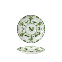 William Edwards Sultans Garden Green Coupe Tea For One Saucer 14.5cm (5 3/4") Fits AND0411A