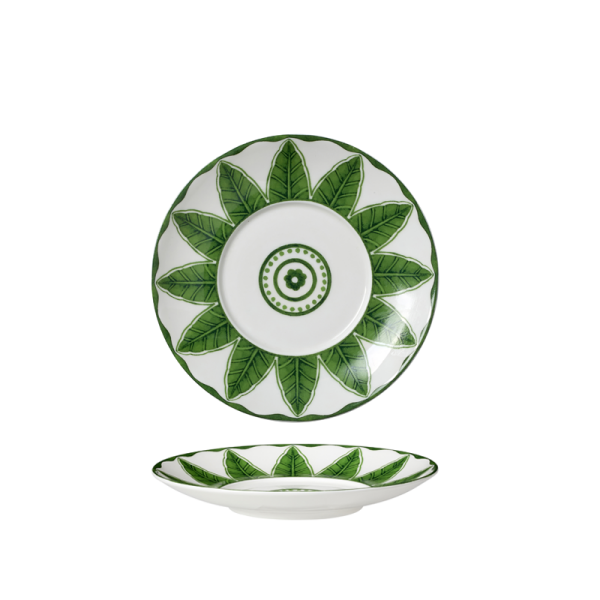 William Edwards Sultans Garden Green Coupe Saucer 16cm (6 1/3") Fits AND0110