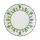 William Edwards Sultans Garden Green Coupe Plate 27cm (10 1/2")