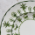 William Edwards Sultans Garden Green Coupe Plate 27cm (10 1/2")