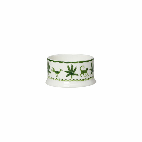William Edwards Sultans Garden Green Classic Condiment Pot 6.5 x 3.3cm 5cl (2 1/2 x 1 1/2" 3/4oz)