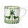 William Edwards Sultans Garden Green Coupe Mug 9cm 35cl (3 1/2" 12 1/3oz)