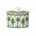 William Edwards Sultans Garden Green Coupe Oval Sugar 9cm 22.5cl (3 1/2" 8oz) No Lid