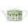 William Edwards Sultans Garden Green Coupe 2 Cup Oval Teapot 10cm 55cl (4" 19 1/3oz)