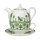 William Edwards Sultans Garden Green Coupe Tea For One Set
