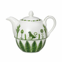 William Edwards Sultans Garden Green Coupe Tea For One...