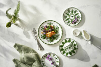 William Edwards Sultans Garden Green Coupe Tea For One...