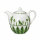 William Edwards Sultans Garden Green Coupe Tea For One Teapot 12.4cm 46cl (5" 16oz)