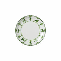 William Edwards Sultans Garden Green Coupe Plate 16.5cm...