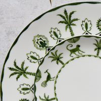 William Edwards Sultans Garden Green Coupe Bowl 24cm...