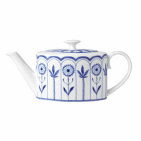William Edwards Sultans Garden Blue Coupe 2 Cup Oval...