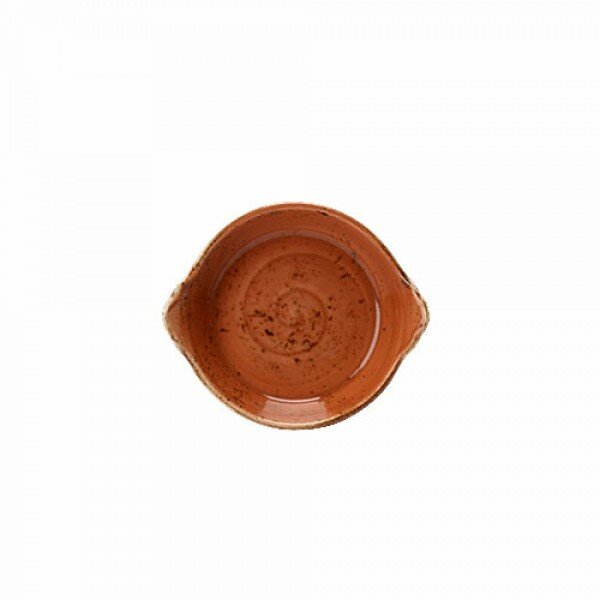 Steelite Form Rund mit Griffen 16,5 cm, 18,5 cl Craft Terracotta