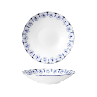 William Edwards Sultans Garden Blue Coupe Bowl 24 x...